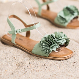 SHELOVET Sandale verzi la modă verde 1