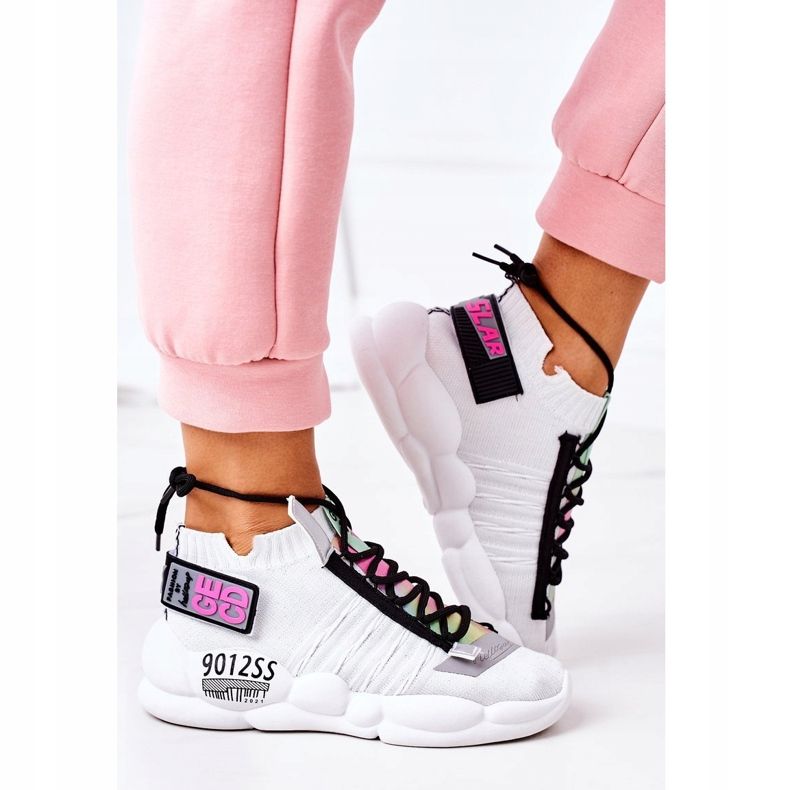 PS1 Încălțăminte sport pentru femei Adidași White Bubble Tea alb 2