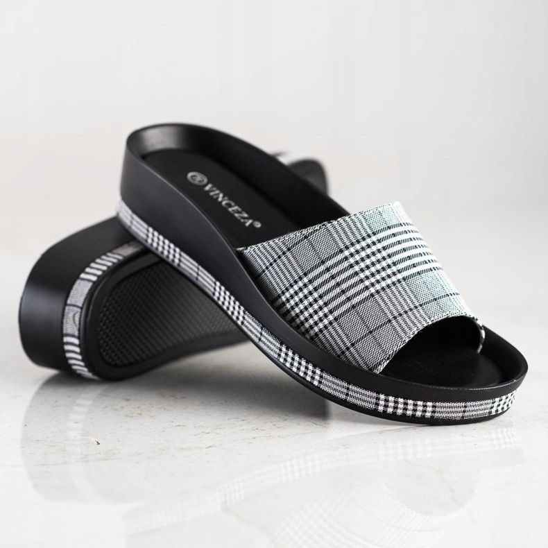 Papuci casual VINCEZA gri 1