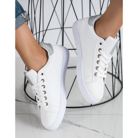 SHELOVET Pantofi sport casual alb 2
