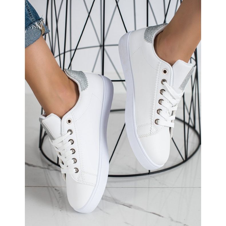 SHELOVET Pantofi sport casual alb 2