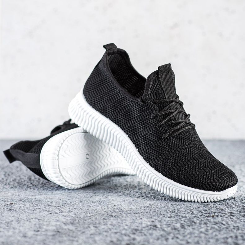 SHELOVET Pantofi sport textile negru 1