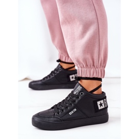 Adidași pentru femei Big Star Warm Black EE274351 negru 2