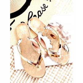 Lu Boo Flip-flops Metallic Gold Eltoro Ii gat. de aur 1