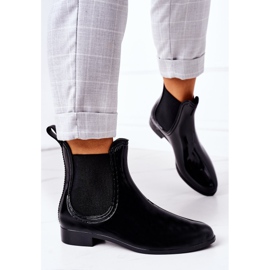 Umbrella Cizme Jodhpur negre strălucitoare negru 2 Umbrella Cizme Jodhpur negre strălucitoare negru 2