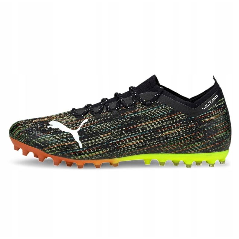 Pantofi de fotbal Puma Ultra 1.2 Mg M 106341-02 multicolor negru 1