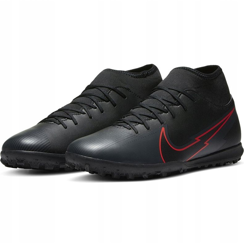 Ghete de fotbal Nike Mercurial Superfly 7 Club Tf M AT7980 060 negru 3