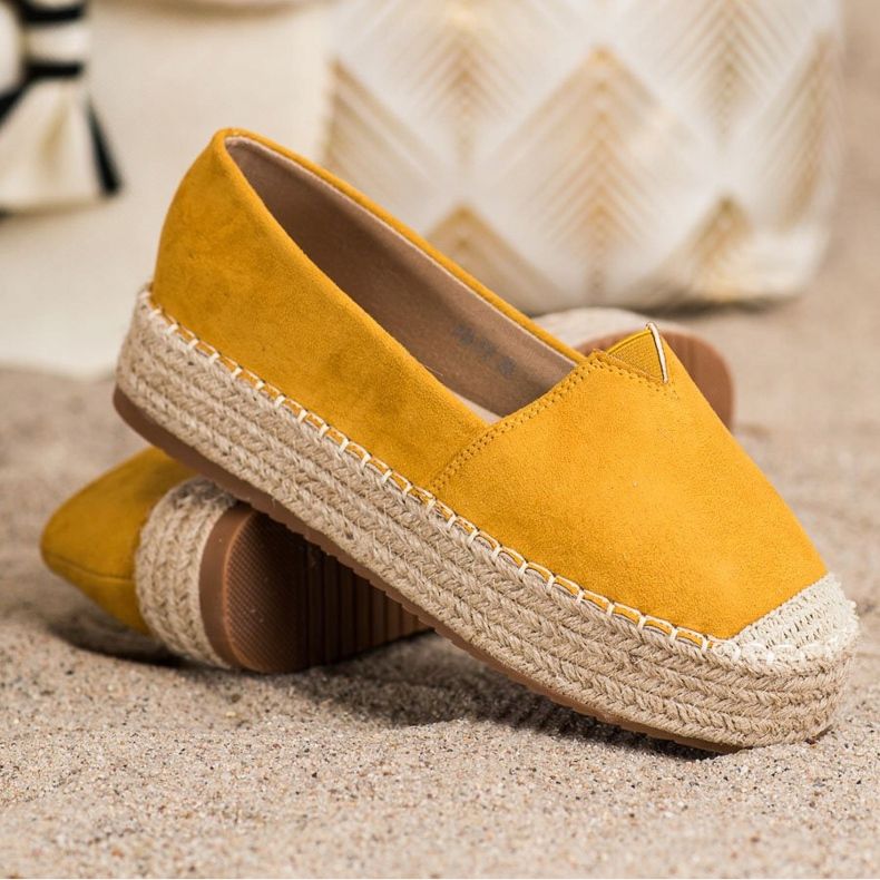 Primavera Espadrile pe platformă galben 1 Primavera Espadrile pe platformă galben 1