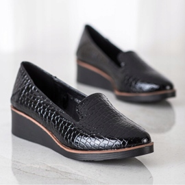 Lordsy Snake Print VINCEZA negru 1