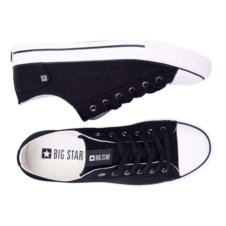 Adidași pentru bărbați Big Star Black DD174273 negru 6