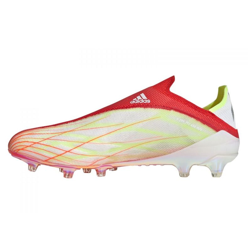 Ghete de fotbal Adidas X Speedflow + Ag M FY6872 roșu, portocaliu, alb roșu 1