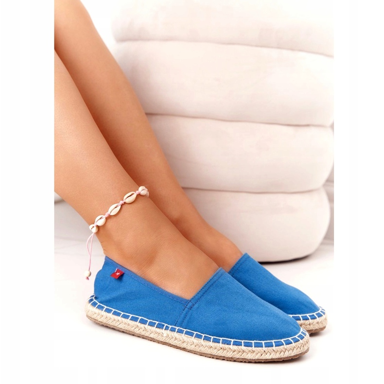 Espadrile pe talpă împletită Big Star DD274A152 Albastru 3