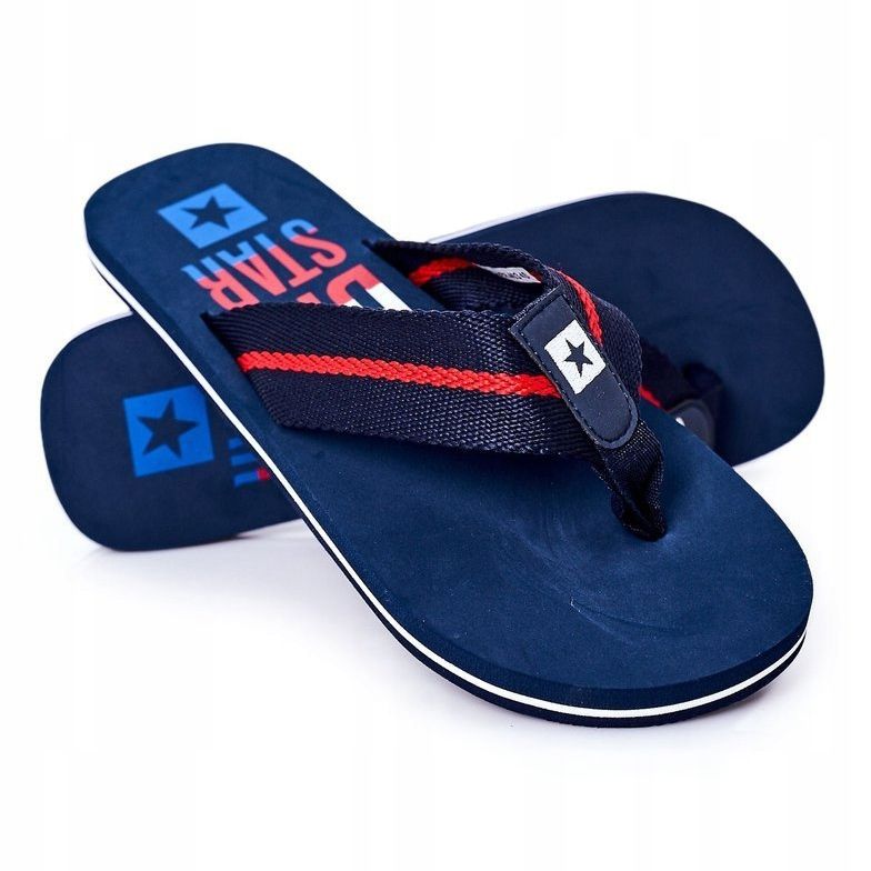 Flip-flops pentru bărbați Big Star FF174478 Albastru marin 1