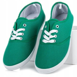Adidași cu șiret New Age verde 2