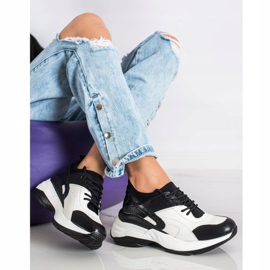 Melisa Adidași clasici legați alb negru 1