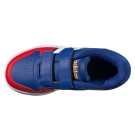 Pantofi Adidas Hoops 2.0 C Jr FY9443 negru albastru 4