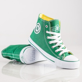 Adidași înalte New Age verde 1