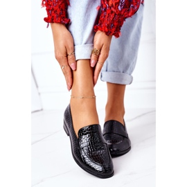 Mocasini lăcuțiți Vinceza 21-10674 Negru 1