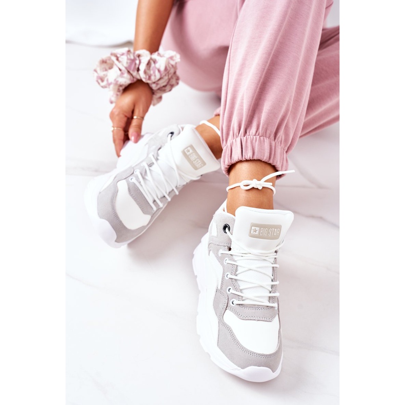 Încălțăminte sport pentru femei Adidași Big Star GG274643 Alb 1