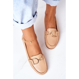 PS1 Mocasini din piele pentru femei, maro deschis Downtown 1 PS1 Mocasini din piele pentru femei, maro deschis Downtown 1