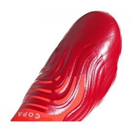 Ghete de fotbal Adidas Copa Sense + Fg M FY6217 multicolor roșu 1