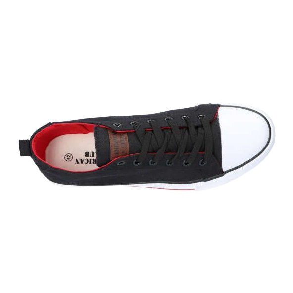 Adidași Black American Club LH26 / 21 negru roșu 3 Adidași Black American Club LH26 / 21 negru roșu 3