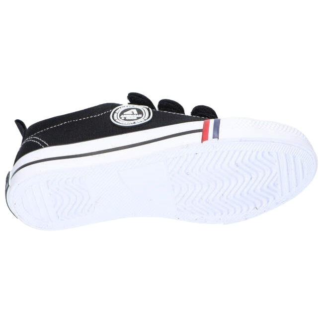 American Club Pantofi negri americani LH33 Velcro negru 1