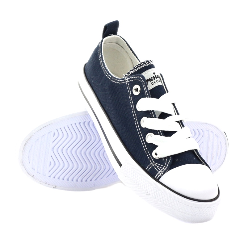 American Club Adidași albaștri legați de bandă albastru 3