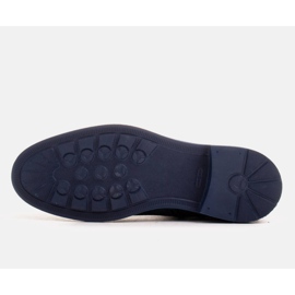 Marco Shoes Ghete ușoare izolate cu fund plat din piele naturală albastru marin 1