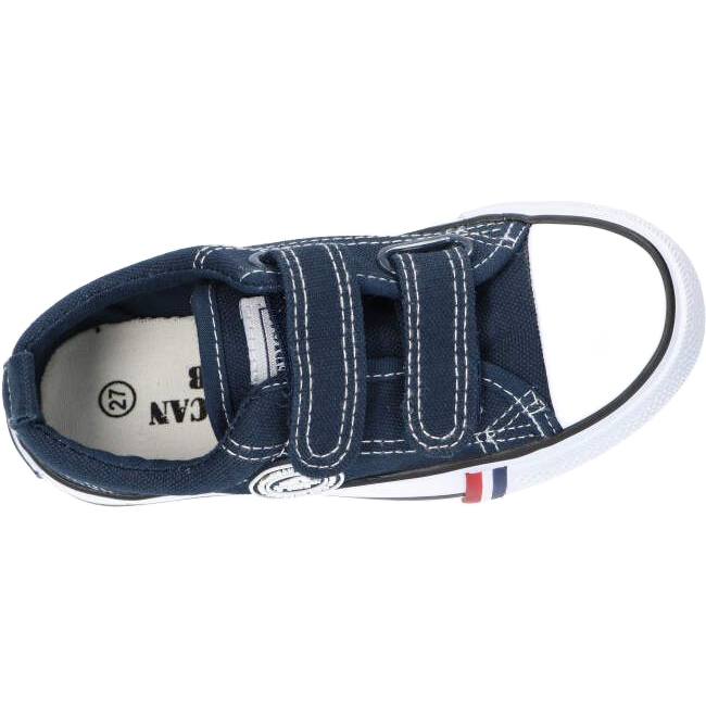 American Club Adidași cu velcro LH35 american bleumarin albastru 1