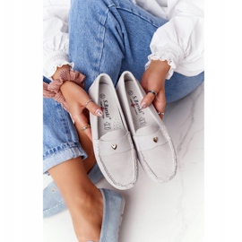 S.Barski Mocasini din piele de căprioară S. Barski Grey gri 2