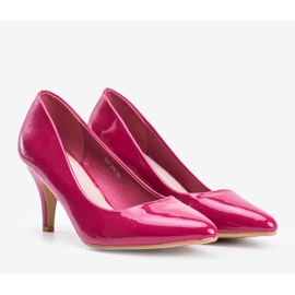 Pompă roz închis pe toc stiletto Faith 1