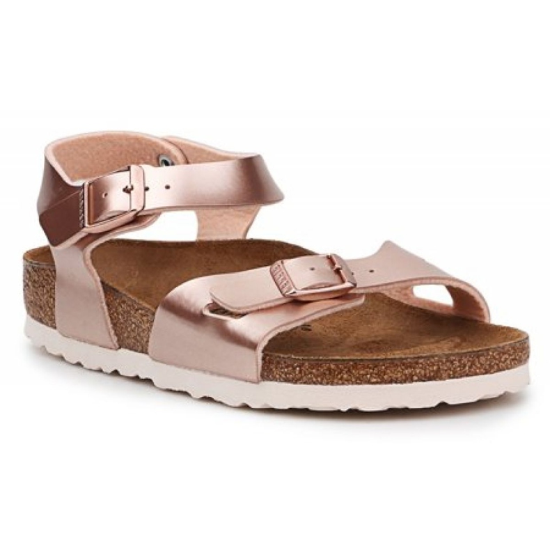 Sandale Birkenstock Rio Kids Bf ELectric Metallic Copper 1012520 roz 1