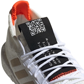 Pantofi Adidas PulseBOOST Hd M EE9564 alb portocale 3