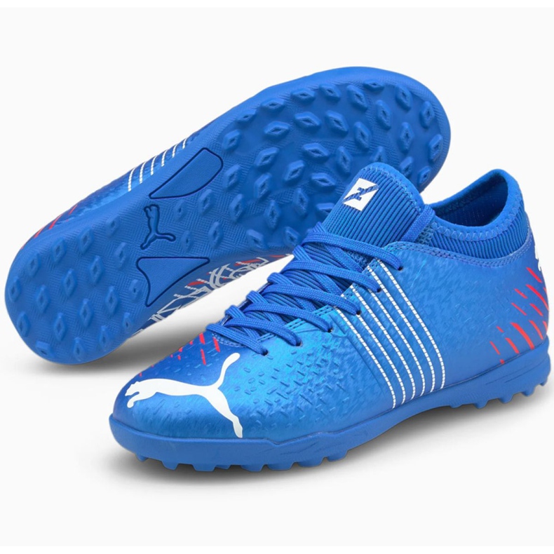 Ghete de fotbal Puma Future Z 4.2 Tt Jr 106509 01 portocaliu, albastru albastru 1