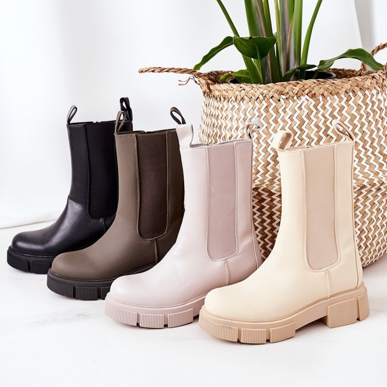 PS1 Cizmele calde Cizmele Jodhpur verde închis trebuie să aibă maro 1