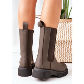 PS1 Cizmele calde Cizmele Jodhpur verde închis trebuie să aibă maro 2 PS1 Cizmele calde Cizmele Jodhpur verde închis trebuie să aibă maro 2