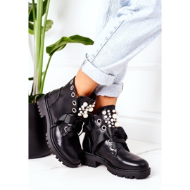 PS1 Muncitori calzi cu perle negre Perla negru 2 PS1 Muncitori calzi cu perle negre Perla negru 2