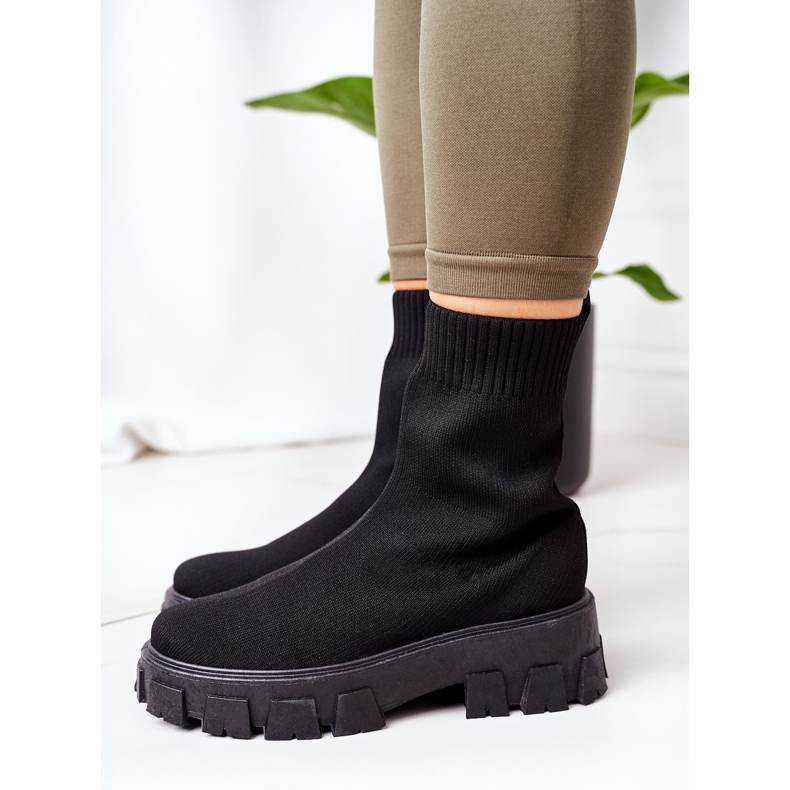 PS1 Muncitori din țesături elastice de pe platformă Inspirație neagră negru 2 PS1 Muncitori din țesături elastice de pe platformă Inspirație neagră negru 2