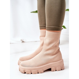 PS1 Muncitori din țesături elastice de pe platformă Bej Inspirație 1 PS1 Muncitori din țesături elastice de pe platformă Bej Inspirație 1