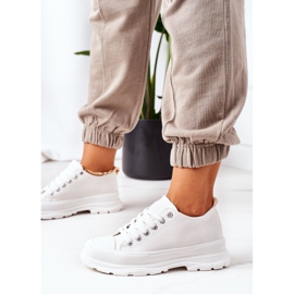 Adidași pentru femei White Travel Time alb 1