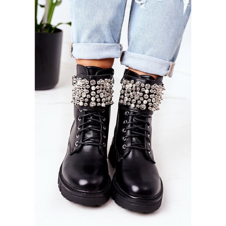 PS1 Muncitori calzi cu perle negre acum sau niciodată negru 1