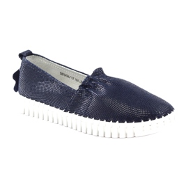Pantofi dama Filippo bleumarin husk albastru marin 1