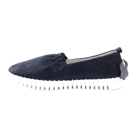 Pantofi dama Filippo bleumarin husk albastru marin 2