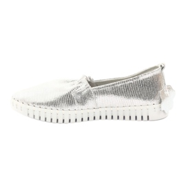 Pantofi dama Filippo DP068 argintiu gri 2