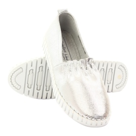 Pantofi dama Filippo DP068 argintiu gri 3