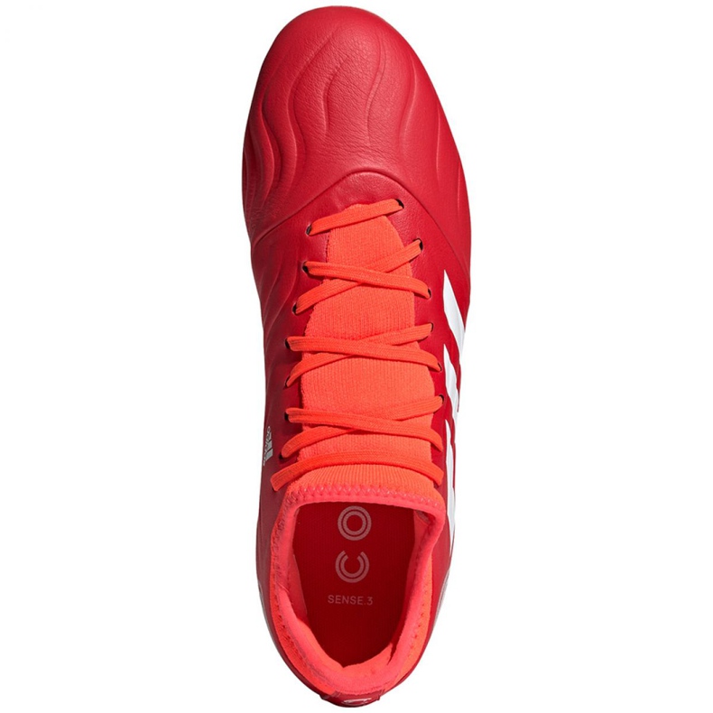 Ghete de fotbal Adidas Copa Sense.3 Mg M FY6190 roșu roșu 2