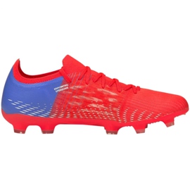 Ghete de fotbal Puma Ultra 3.3 Fg Ag M 106523 01 roșu portocale si rosii 1