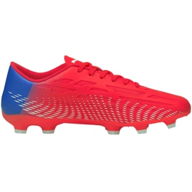 Ghete de fotbal Puma Ultra 4.3 Fg Ag M 106532 01 roșu portocale si rosii 1
