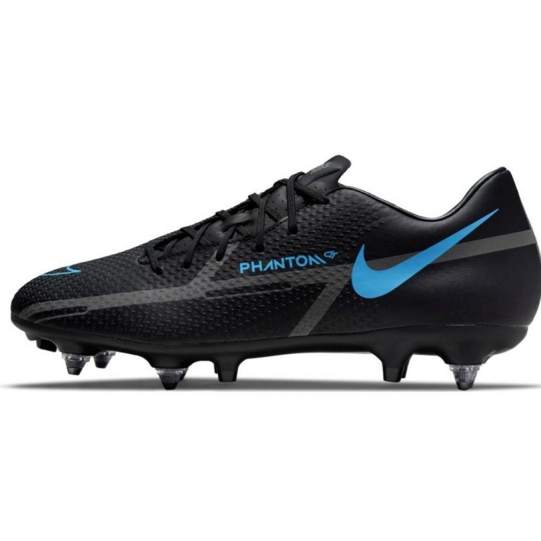 Pantofi de fotbal Nike Phantom GT2 Academy SG-PRO Ac M DC0799 004 multicolor negru 1 Pantofi de fotbal Nike Phantom GT2 Academy SG-PRO Ac M DC0799 004 multicolor negru 1